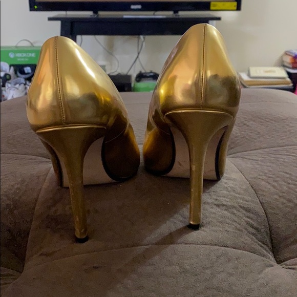 Gold Zara pumps - Picture 3 of 4